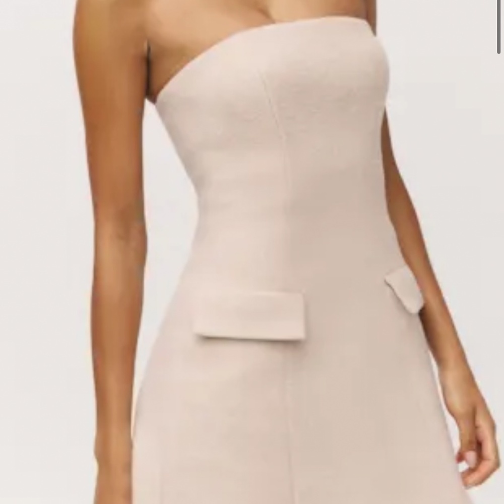 Reformation Emani Dress Ivory - Size 8